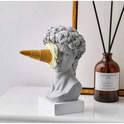 Frendorf | David Figurine with Ice Cream Home Decoration Sculpture