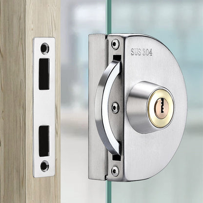 VIvolux | Sliding Door Stainless Steel Safety Glass Door Lock