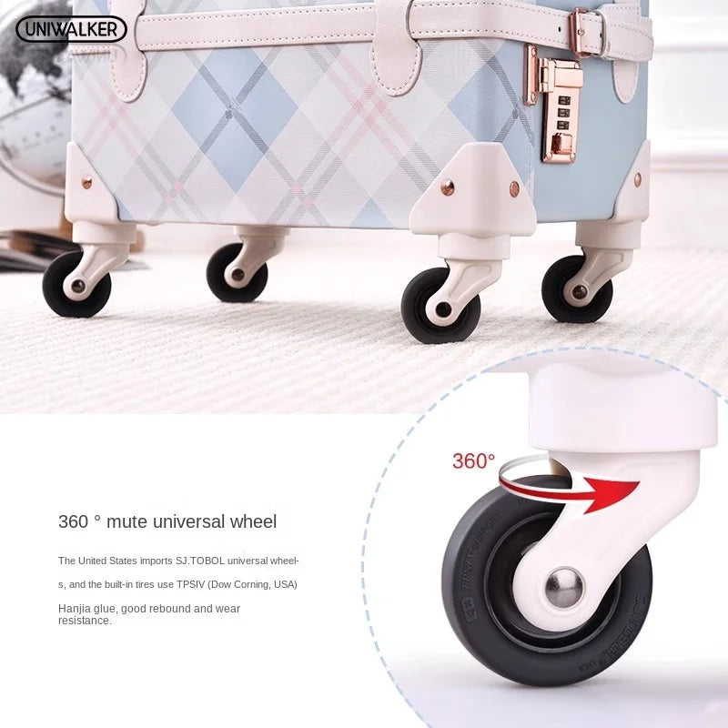 BowLift | Retro Hardcase Luggage Set - Valencia