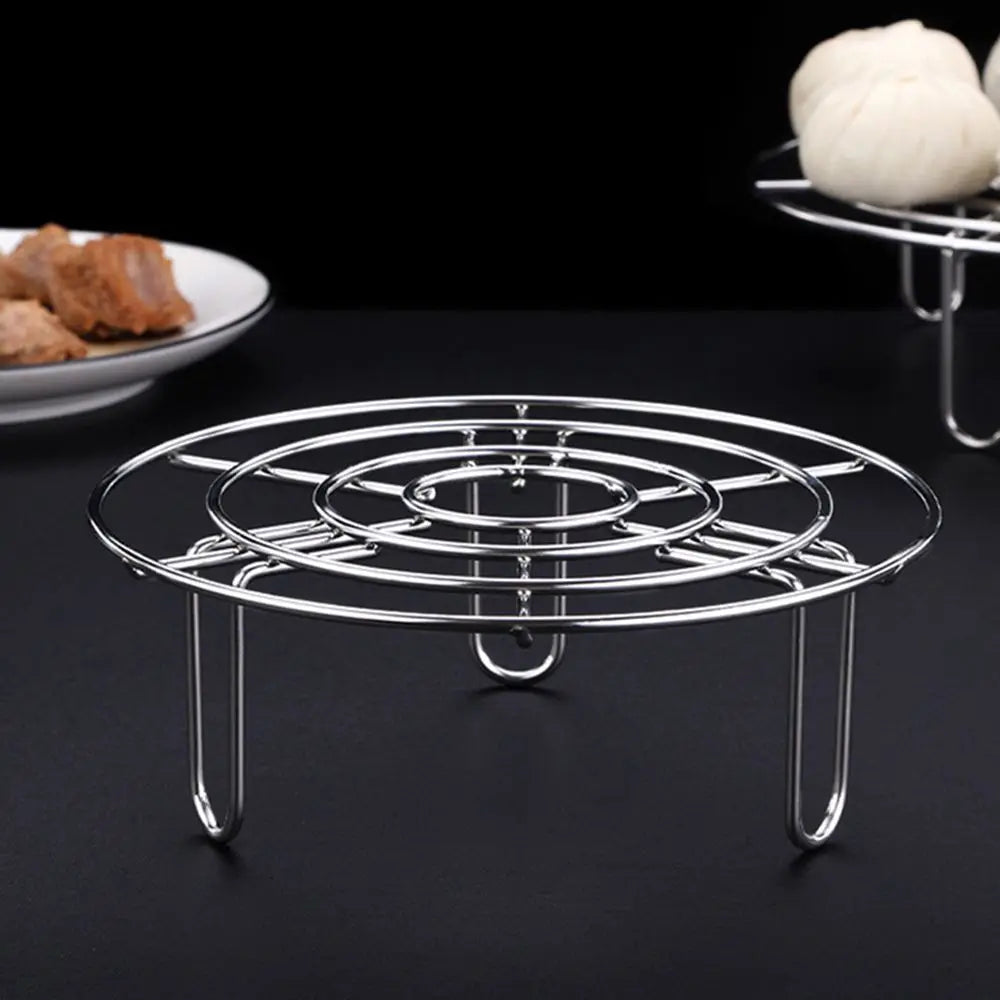 Skanto | 304 Stainless Steel Kitchen Steamer Rack - Durable Pot Steaming Trivet for Cookware