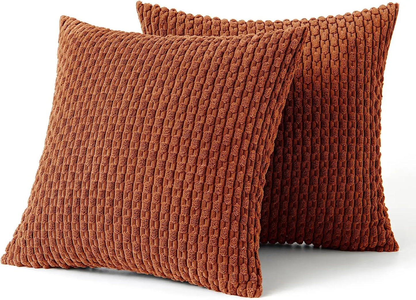 Skanto | Boho Corduroy Pillow Cover – Stylish Striped Decorative Pillowcase for Sofa or Bed