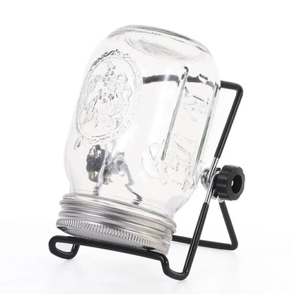 BowLift | VitaKeim Sprouting Jar Set | Stainless Steel Strainer Lid | For Fresh Sprouts at Home | 16oz & 32oz