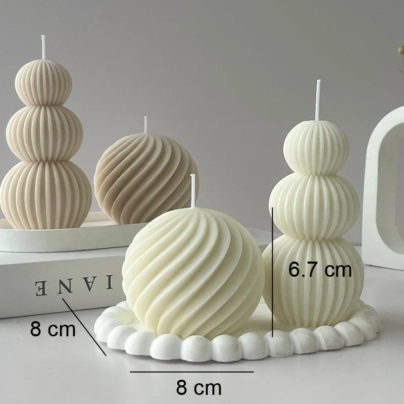 BowLift | Creative Geometric Scented Candle Golf Ball Design Decoration