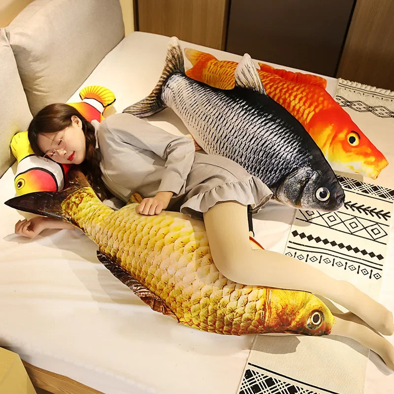 BowLift | Giant Fish Plush Realistic Pillow