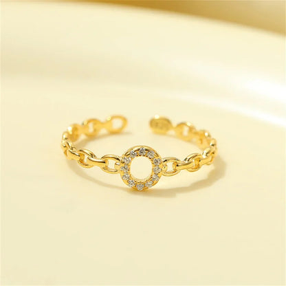 BowLift | Dainty Diamond Letter Initial Ring