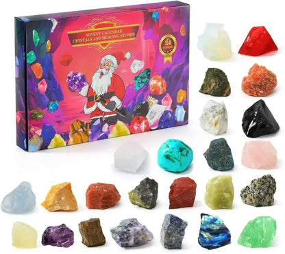 Skanto | Advent Calendar with 24 Real Gemstones for Young Explorers