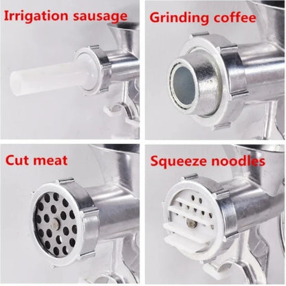 Skanto | Kraftivo Meat Grinder | Manual | Aluminum Alloy | For Ground Meat, Sausages & Dough