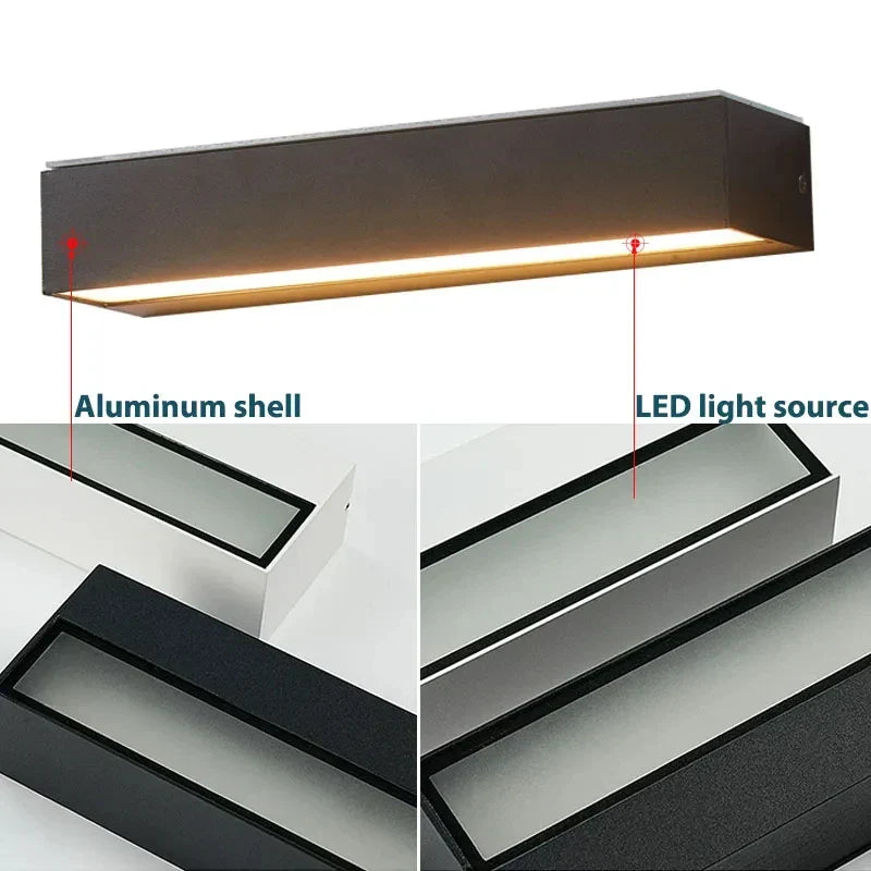 Brehn | Solavella Solar Wall Light | 16 LEDs | Super Bright & Waterproof | For Garden, Balcony & House Wall | Warm & Cold White