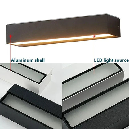 Brehn | Solavella Solar Wall Light | 16 LEDs | Super Bright & Waterproof | For Garden, Balcony & House Wall | Warm & Cold White