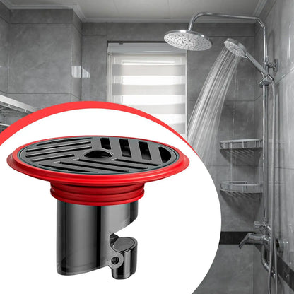 AquaShield Compact Floor Drain – Stainless Steel & Silicone Backflow Protection for Bathroom, Shower & Kitchen Bowlift