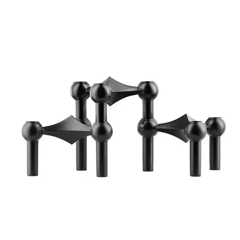 Sandsberg | Metal candle holder | Molecular Nordic design | Multiple colors