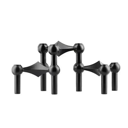 Sandsberg | Metal candle holder | Molecular Nordic design | Multiple colors
