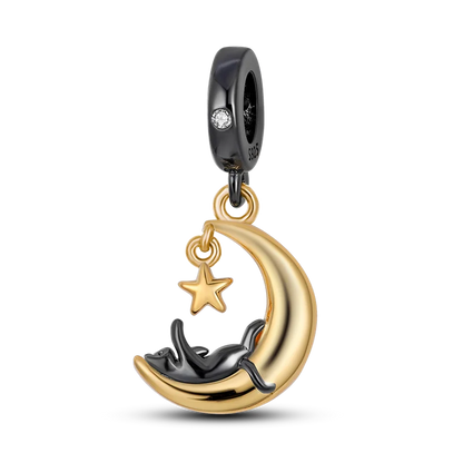 Skanto | 925 Silver Golden Leopard Charm Beads Colorful Chameleon Rhinoceros Lion Scarab Cat Pendant Compatible with Original Pandora Bracelet Jewelry