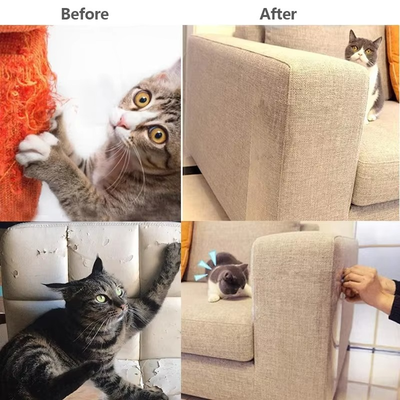 BowLift | Self-Adhesive Cat Scratch Shield for Furniture - 6.5ft/9.8ft
