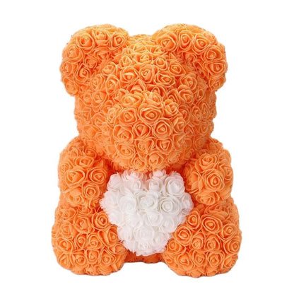 BowLift | Artificial Rose Flowers Teddy Bear
