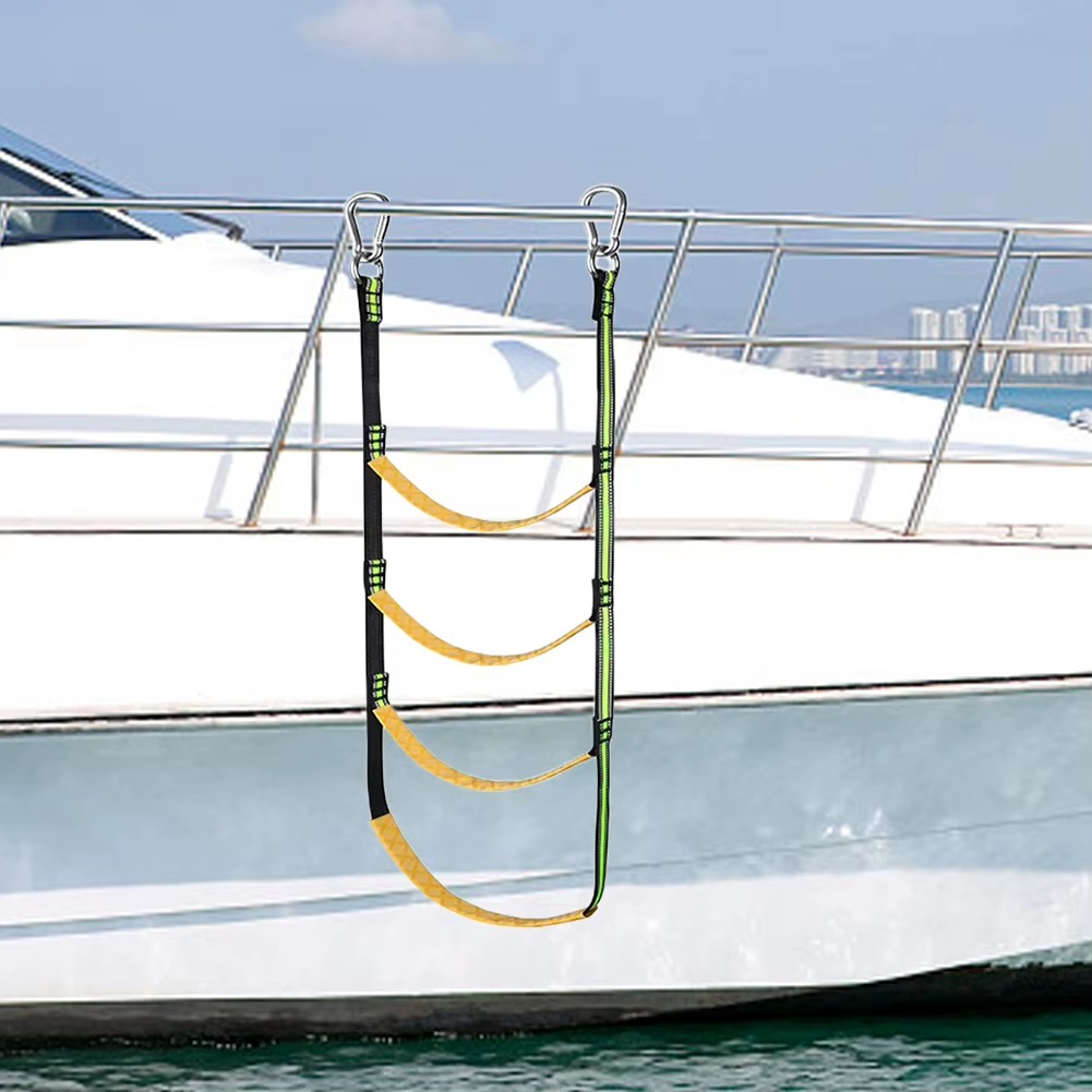 BowLift | Portable Nylon Rope Boat Ladder for Easy Boarding