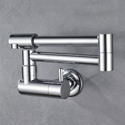 Skanto | Wall-Mounted Foldable Chrome Pot Filler Faucet