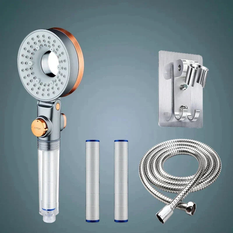 RainBoost - Luxury Shower Head with Water Saving Bowlift