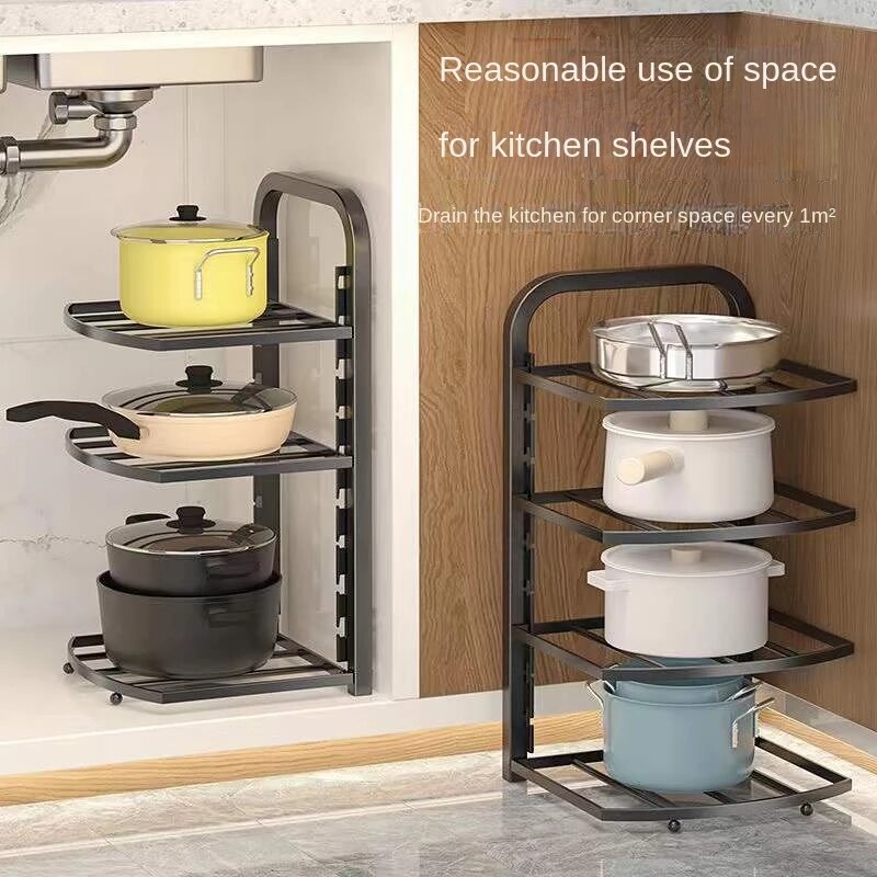 Skanto | Easy Stack Adjustable Multi-Layer Corner Cabinet