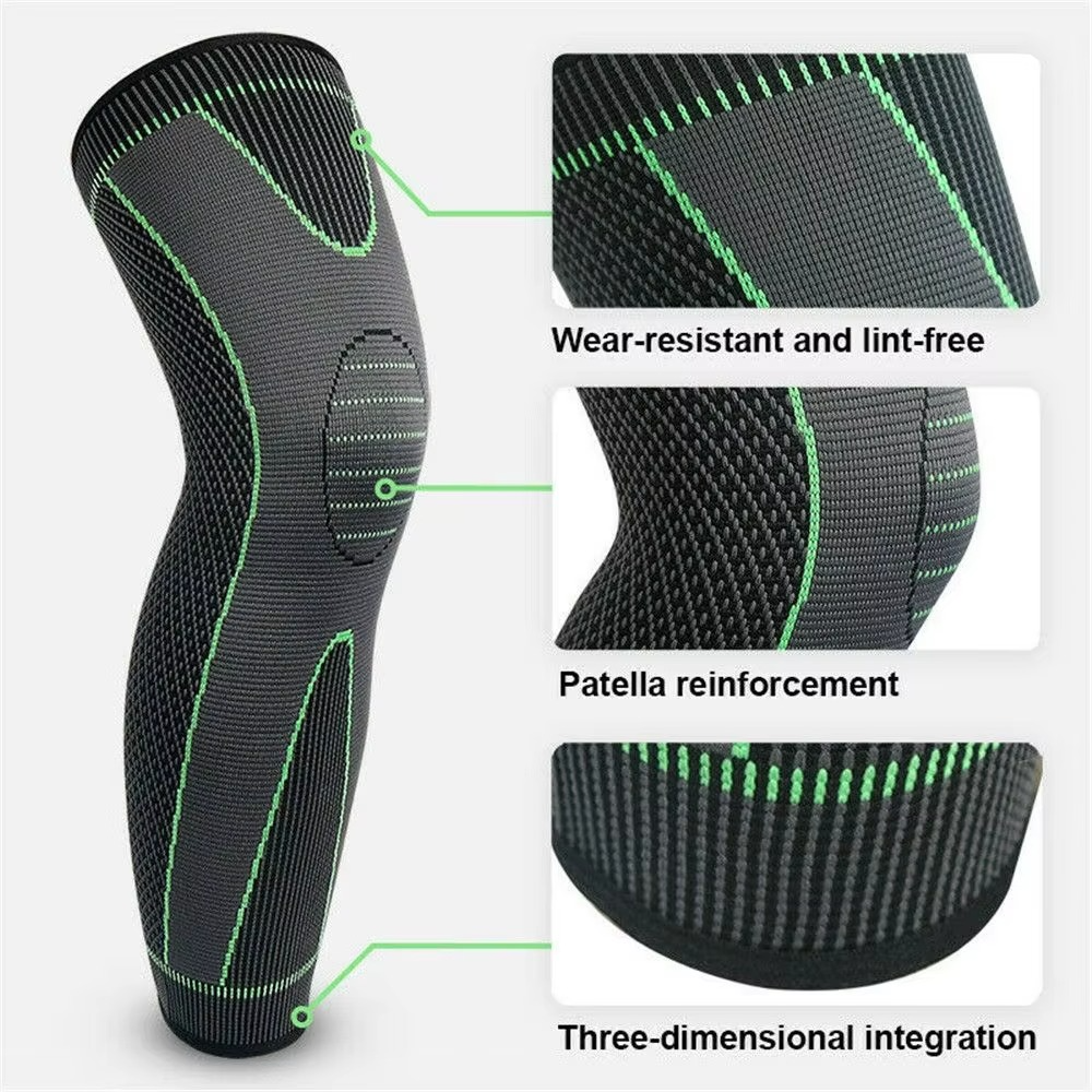 BowLift | Knee Support Compression Sleeve for Full Leg Stabilization and Joint Relief