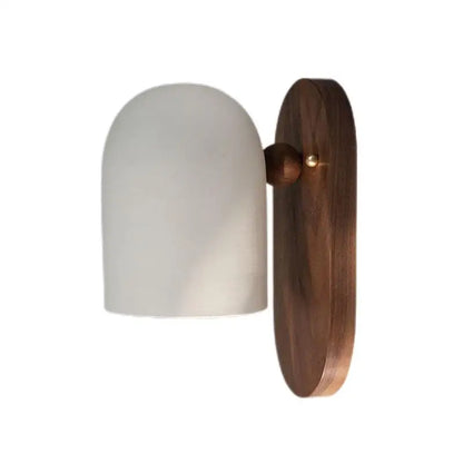 BowLift | TimberSoul – Wabi-Sabi Walnut Wall Lamp for Natural Ambience
