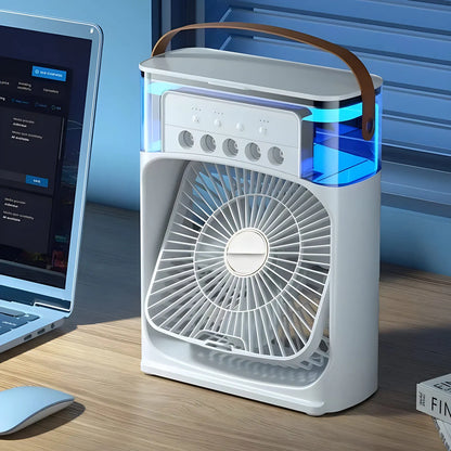 Skanto | 3-in-1 Cooler, Air Conditioner, Humidifier, and LED in Modern Design