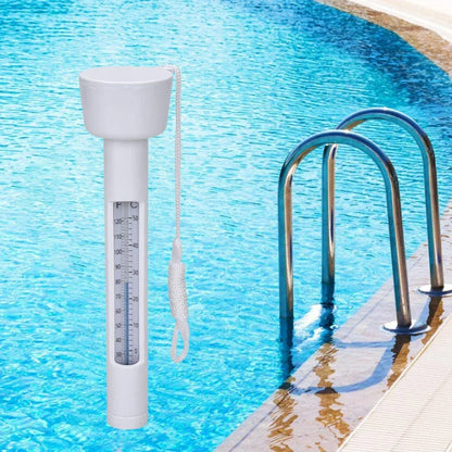 BowLift | THERMAVIA Pool thermometer | Floating water thermometer 0–50 °C | For pool, hot tub, spa & thermal bath | Waterproof & easy to read