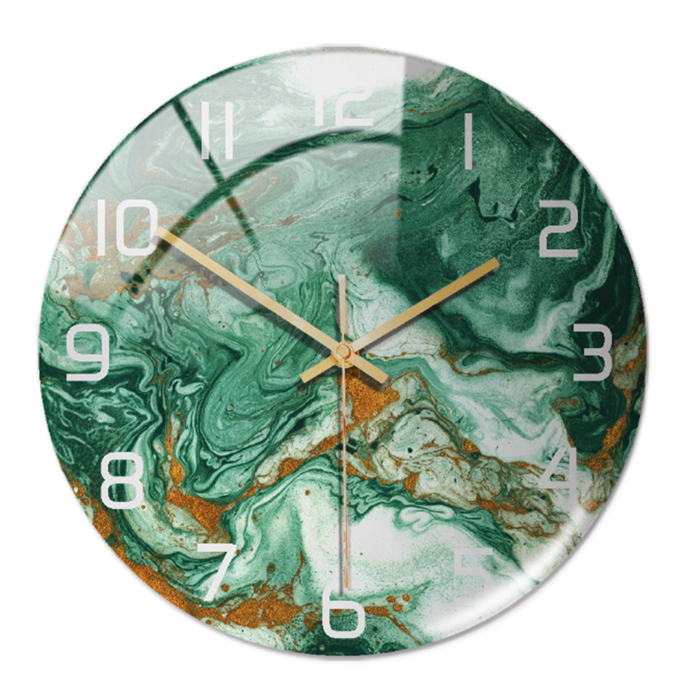 BowLift | Stylish Marble Wall Clock with Silent Mechanism