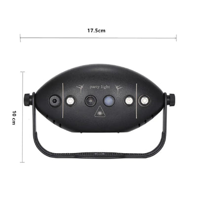 Skanto | RGB Disco Ball Stage DJ Fest Laser Projector - Strobe Light Club Home Holiday Decoration Lamp for Party Atmosphere