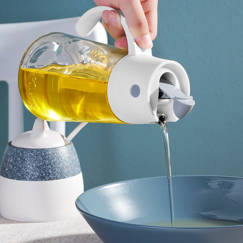 BowLift | Automatic Leak-Proof Glass Oil Dispenser Bottle