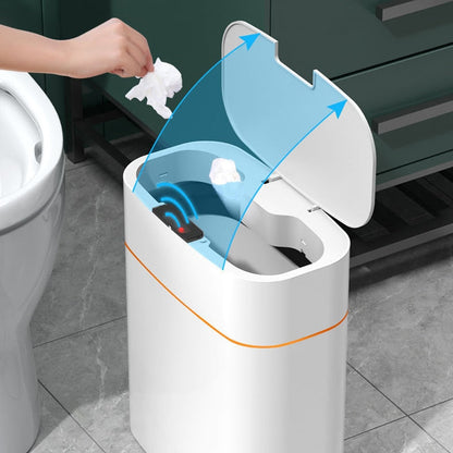 BowLift | Cleanova Sensor Trash Can | Automatic & Quiet | Hygienic & Waterproof | 13L | Infrared Technology