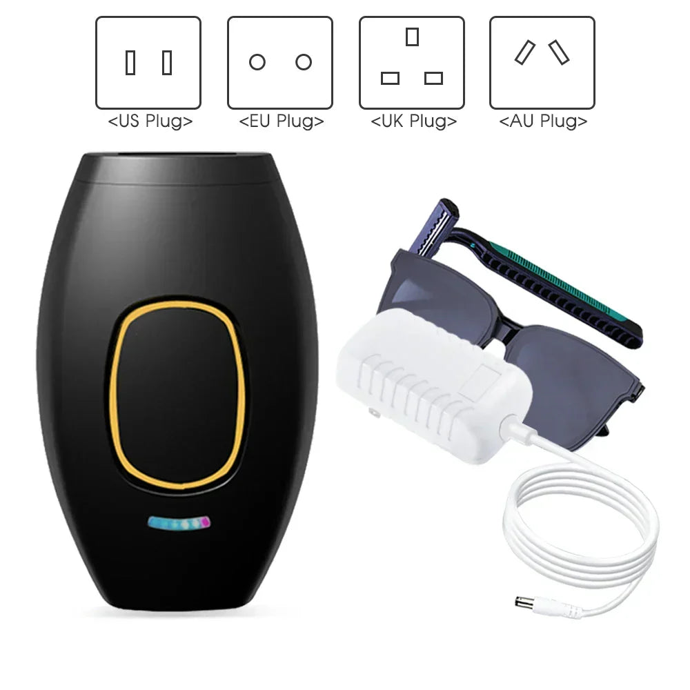 Skanto | Bikini IPL 500,000 Flash Epilator Permanent Laser Hair Removal Painless for Women Home Use Devices