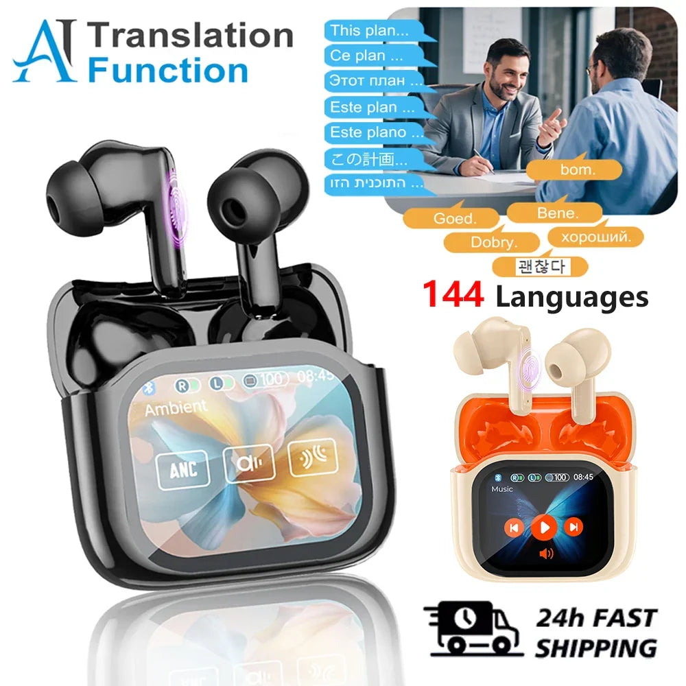 Skanto | Touchscreen Translation Earbuds with Noise Cancelling – Avelora