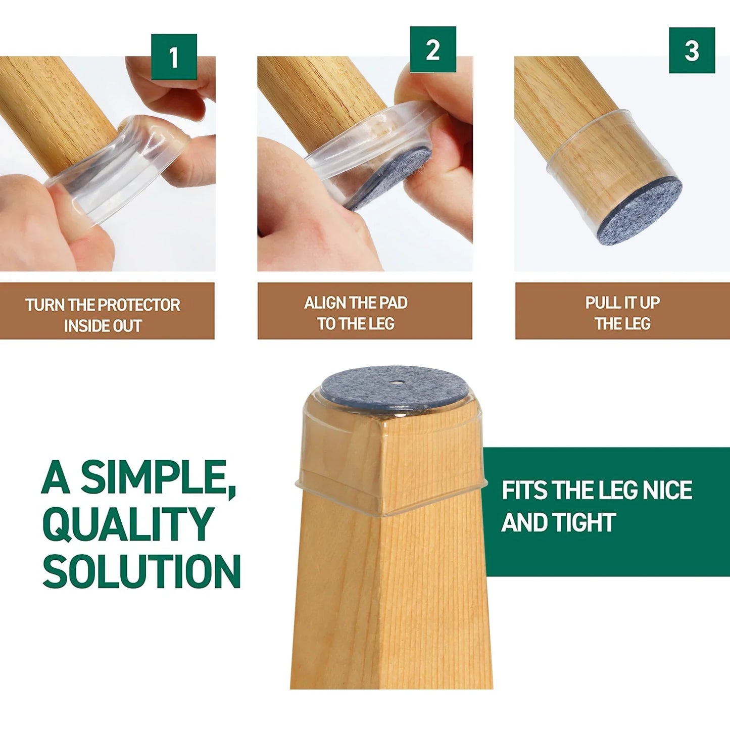 BowLift | Silicone Furniture Chair Leg Floor Protector