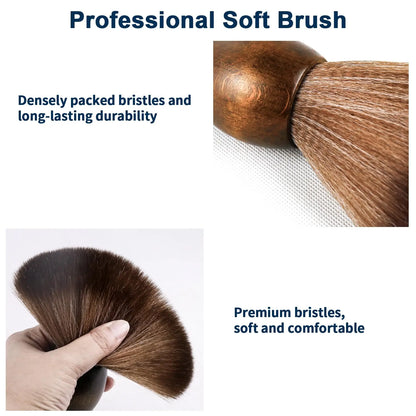Skanto | Dust-Free Sound: Vinyl Record Cleaning Brush - Anti-Static Cleaning for Albums, LPs, CDs, Stylus, Keyboards, and Camera Lenses