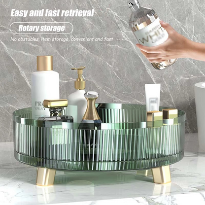 BowLift | Clear Rotating Makeup Organizer for Easy Access & Display