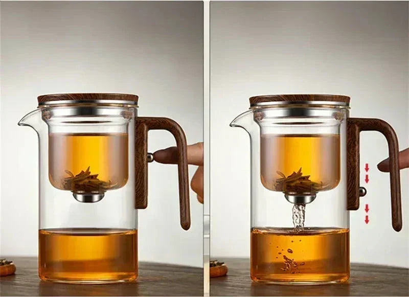 TheePuur Glassfera – Glass Teapot with Loose Filter for Hot and Cold Tea | Kalsten