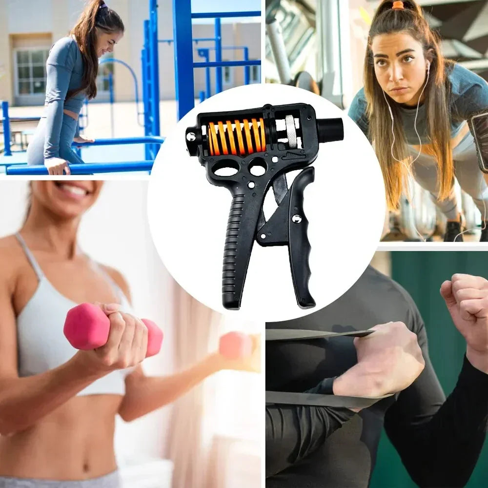 Adjustable 5-165kg Ton Hand Grip Strengthener - Finger Extender for Arm, Wrist, and Forearm Training Skanto
