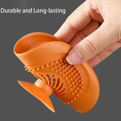 BowLift | DrainGuard Silicone Drain Strainer | Anti-Blocking & Non-Slip | For Bathroom, Shower & Kitchen | Fine Mesh & Easy to Clean