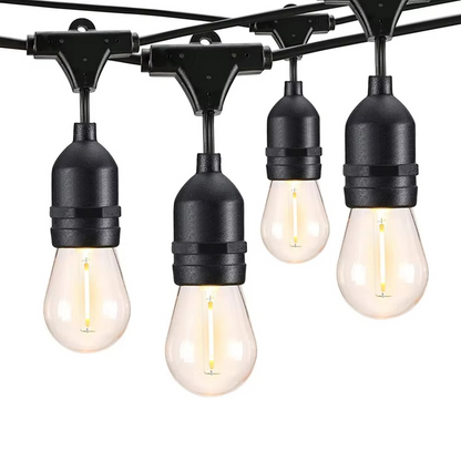 Skanto | Waterproof LED Edison Outdoor String Lights for Gardens, Patios & Parties