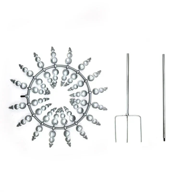 BowLift | Unique Solar-Powered Kinetic Metal Windmill Spinner - Magical Wind Collectors for Patio, Garden, Lawn Outdoor Decoration