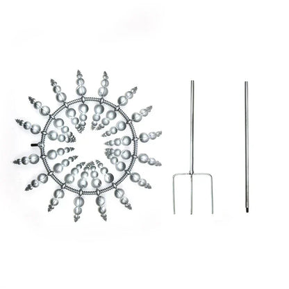BowLift | Unique Solar-Powered Kinetic Metal Windmill Spinner - Magical Wind Collectors for Patio, Garden, Lawn Outdoor Decoration