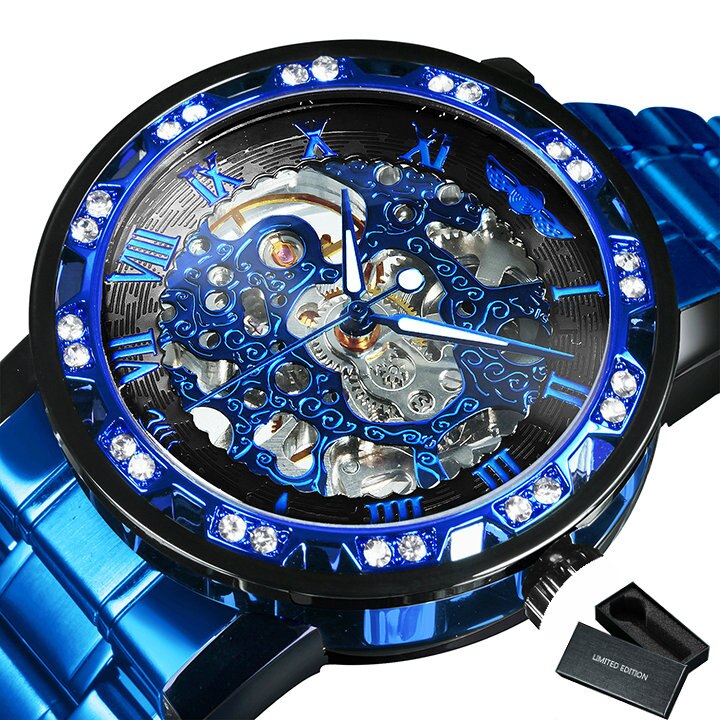 Skanto | Luminous Mechanical Titan Skeleton Watch