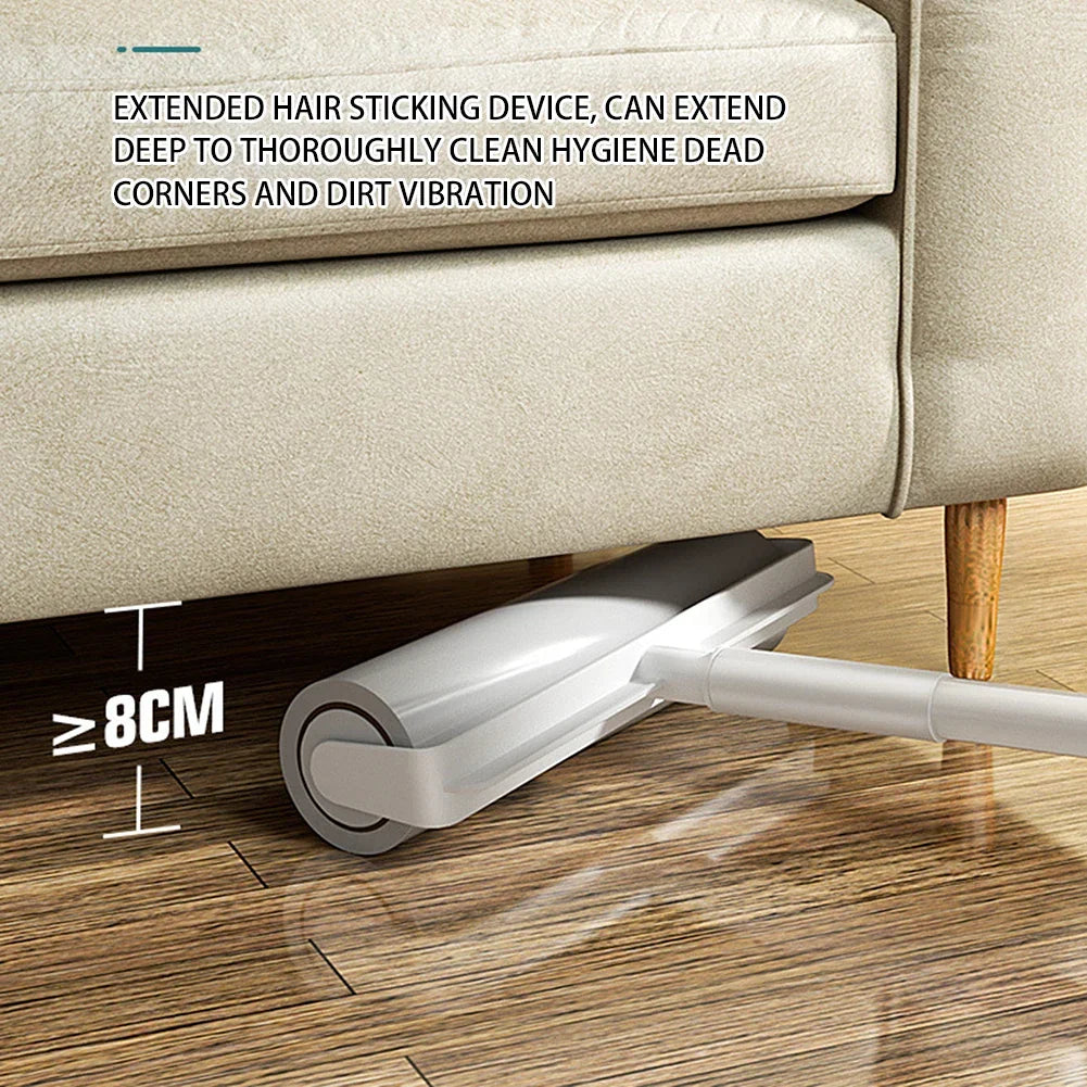 BowLift | LintFlex Lint Roller with Telescopic Handle | Extra Strong Adhesion | For Clothing, Furniture & Car Seats