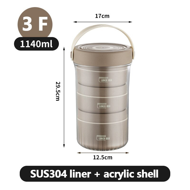 BowLift | Stackable Leak-Proof Thermal Lunch Box