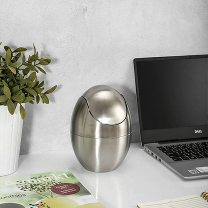 LuxBin Mini Stainless Steel Trash Can Karnz