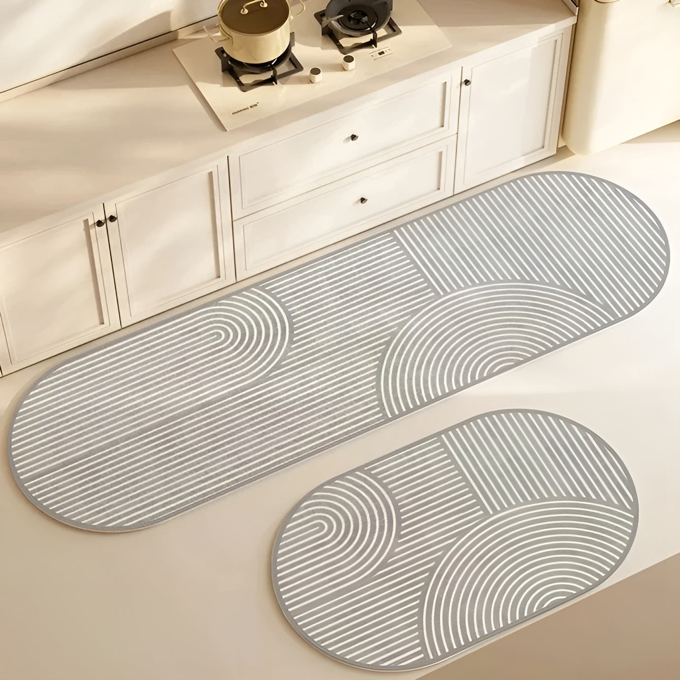 Skanto | AquaStone Diatomite Bath Mat – Ultra Absorbent, Non-Slip & Soft