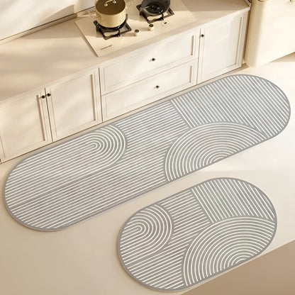 Skanto | AquaStone Diatomite Bath Mat – Ultra Absorbent, Non-Slip & Soft
