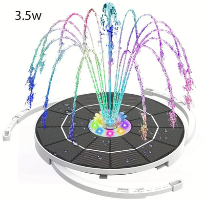 BowLift | Solavera Solar Fountain Pump 6.5W | With LED & 5000mAh Battery | 16 Nozzles | For Pond & Garden