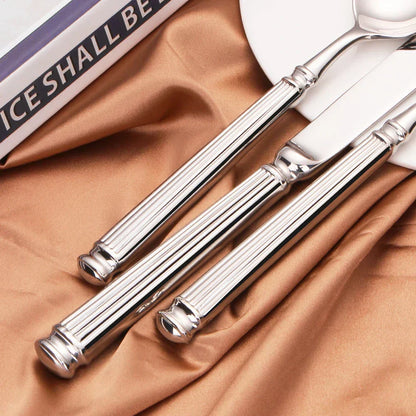 Skanto | Stainless Steel Cutlery Set | 304 Mirror Finish for Everyday and Formal Dining